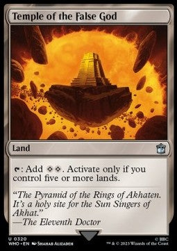 Temple of the False God - Universes Beyond: Doctor Who (Uncommon) [WHO-320]