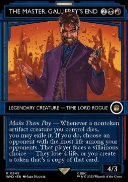 The Master, Gallifrey's End (V.2) - Universes Beyond: Doctor Who: Extras (Rare) [XWHO-543]