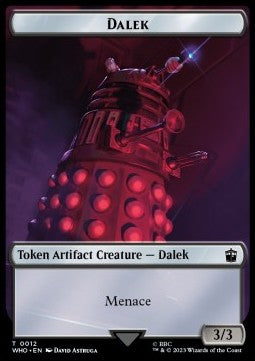 Dalek Token (A 3/3) // Mark of the Rani Token (V.1) - Universes Beyond: Doctor Who: Extras (Token) [XWHO-T 12/15]