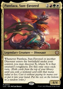 Pantlaza, Sun-Favored - Commander: The Lost Caverns of Ixalan (Mythic) [LCC-4]