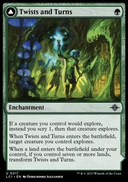 Twists and Turns // Mycoid Maze - The Lost Caverns of Ixalan (Uncommon) [LCI-217]