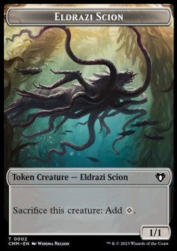 Eldrazi Scion Token (C 1/1) // Phyrexian Germ Token (B 0/0) - Commander Masters: Extras (Token) [XCMM-T 2/16]