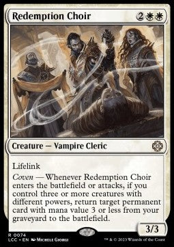 Redemption Choir - Commander: The Lost Caverns of Ixalan (Rare) [LCC-74]