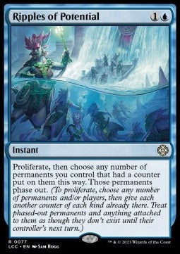 Ripples of Potential - Commander: The Lost Caverns of Ixalan (Rare) [LCC-77]