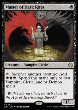 Master of Dark Rites - Commander: The Lost Caverns of Ixalan (Rare) [LCC-83]