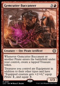 Gemcutter Buccaneer - Commander: The Lost Caverns of Ixalan (Rare) [LCC-87]