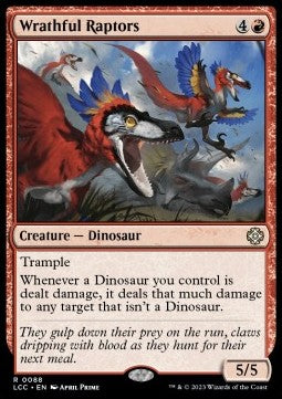 Wrathful Raptors - Commander: The Lost Caverns of Ixalan (Rare) [LCC-88]