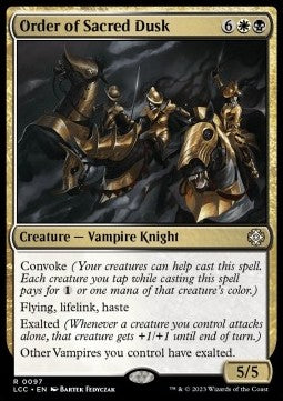 Order of Sacred Dusk - Commander: The Lost Caverns of Ixalan (Rare) [LCC-97]