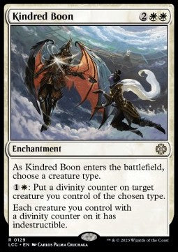 Kindred Boon - Commander: The Lost Caverns of Ixalan (Rare) [LCC-129]