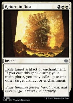 Return to Dust - Commander: The Lost Caverns of Ixalan (Uncommon) [LCC-136]