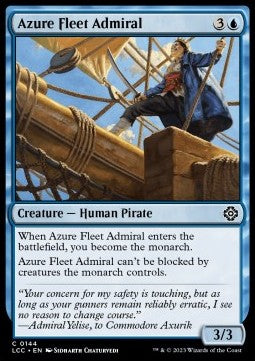 Azure Fleet Admiral - Commander: The Lost Caverns of Ixalan (Common) [LCC-144]