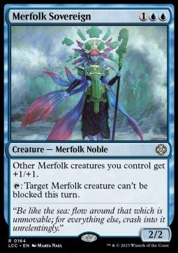 Merfolk Sovereign - Commander: The Lost Caverns of Ixalan (Rare) [LCC-164]
