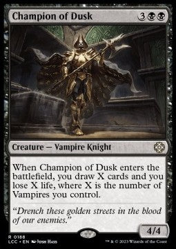 Champion of Dusk - Commander: The Lost Caverns of Ixalan (Rare) [LCC-188]
