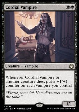 Cordial Vampire - Commander: The Lost Caverns of Ixalan (Rare) [LCC-189]