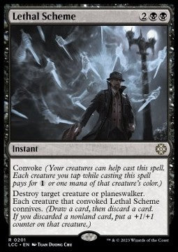Lethal Scheme - Commander: The Lost Caverns of Ixalan (Rare) [LCC-201]