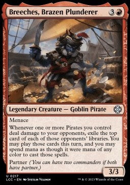 Breeches, Brazen Plunderer - Commander: The Lost Caverns of Ixalan (Uncommon) [LCC-217]
