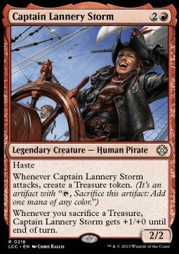 Captain Lannery Storm - Commander: The Lost Caverns of Ixalan (Rare) [LCC-218]