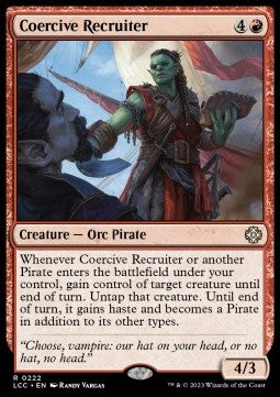 Coercive Recruiter - Commander: The Lost Caverns of Ixalan (Rare) [LCC-222]