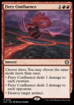 Fiery Confluence - Commander: The Lost Caverns of Ixalan (Rare) [LCC-226]
