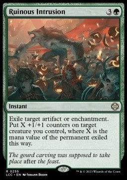 Ruinous Intrusion - Commander: The Lost Caverns of Ixalan (Rare) [LCC-255]