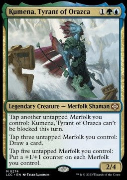 Kumena, Tyrant of Orazca - Commander: The Lost Caverns of Ixalan (Mythic) [LCC-274]
