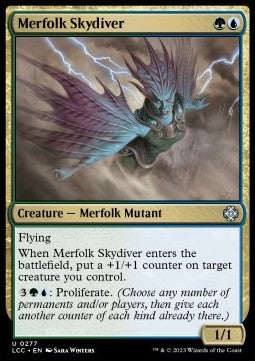 Merfolk Skydiver - Commander: The Lost Caverns of Ixalan (Uncommon) [LCC-277]