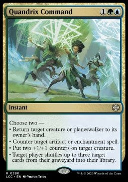 Quandrix Command - Commander: The Lost Caverns of Ixalan (Rare) [LCC-280]