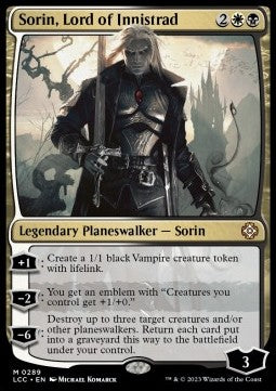 Sorin, Lord of Innistrad - Commander: The Lost Caverns of Ixalan (Mythic) [LCC-289]