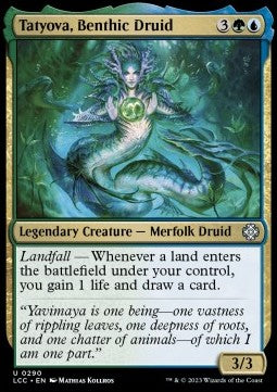 Tatyova, Benthic Druid - Commander: The Lost Caverns of Ixalan (Uncommon) [LCC-290]