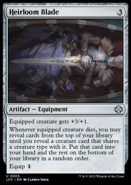 Heirloom Blade - Commander: The Lost Caverns of Ixalan (Uncommon) [LCC-303]