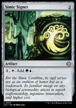 Simic Signet - Commander: The Lost Caverns of Ixalan (Uncommon) [LCC-312]