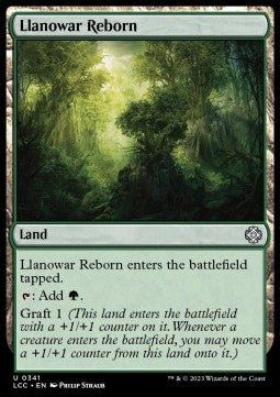 Llanowar Reborn - Commander: The Lost Caverns of Ixalan (Uncommon) [LCC-341]