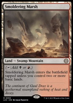 Smoldering Marsh - Commander: The Lost Caverns of Ixalan (Rare) [LCC-353]
