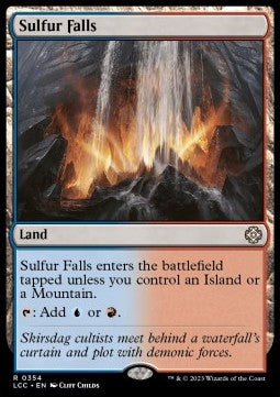 Sulfur Falls - Commander: The Lost Caverns of Ixalan (Rare) [LCC-354]