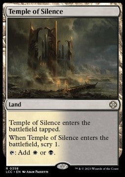 Temple of Silence - Commander: The Lost Caverns of Ixalan (Rare) [LCC-358]