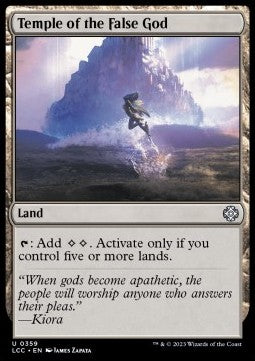 Temple of the False God - Commander: The Lost Caverns of Ixalan (Uncommon) [LCC-359]