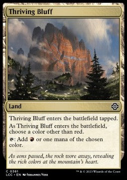 Thriving Bluff - Commander: The Lost Caverns of Ixalan (Common) [LCC-361]