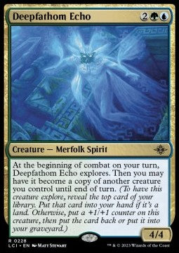 Deepfathom Echo - The Lost Caverns of Ixalan (Rare) [LCI-228]