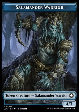 Salamander Warrior Token (U 4/3) // Treasure Token - The Lost Caverns of Ixalan: Tokens (Token) [TLCI-CT 4/18]