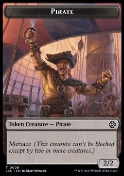 Pirate Token (B 2/2) // City's Blessing - The Lost Caverns of Ixalan: Tokens (Token) [TLCI-CT 5/17]
