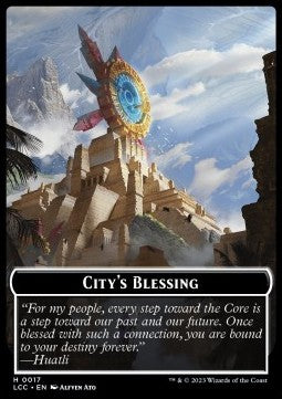 City's Blessing // Dinosaur Token (G 3/3 Trample) - The Lost Caverns of Ixalan: Tokens (Token) [TLCI-CT 17/10]