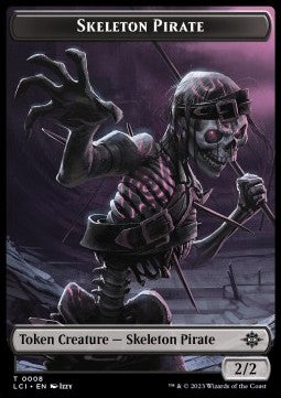 Skeleton Pirate Token (B 2/2) // Map Token - The Lost Caverns of Ixalan: Tokens (Token) [TLCI-T 8/17]