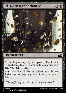 Ill-Gotten Inheritance - Ravnica Remastered (Common) [RVR-77]