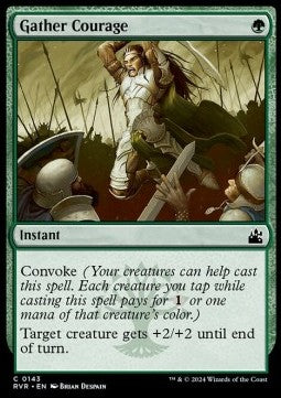 Gather Courage - Ravnica Remastered (Common) [RVR-143]
