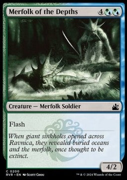 Merfolk of the Depths - Ravnica Remastered (Common) [RVR-200]