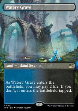 Watery Grave (V.1) - Ravnica Remastered: Extras (Rare) [XRVR-301]