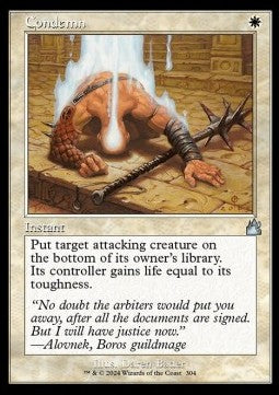 Condemn - Ravnica Remastered: Extras (Uncommon) [XRVR-304]