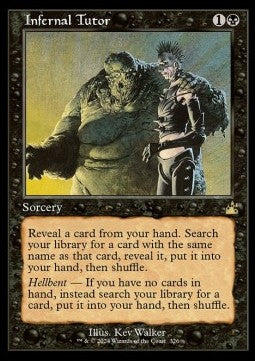 Infernal Tutor - Ravnica Remastered: Extras (Rare) [XRVR-326]