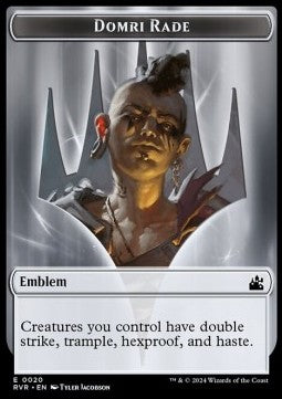 Domri Rade Emblem - Ravnica Remastered: Tokens (Token) [TRVR-T20]