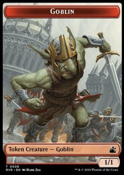 Goblin Token (R 1/1) // Spirit Token (W 1/1) - Ravnica Remastered: Tokens (Token) [TRVR-T 8/4]